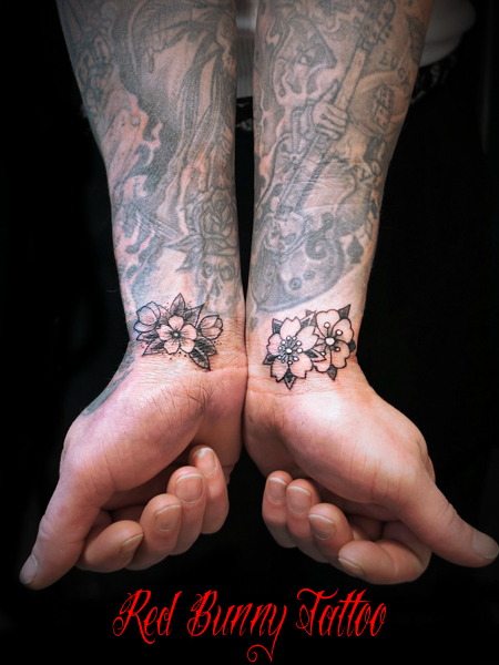 桜　タトゥーデザイン cherryblossom tattoo
